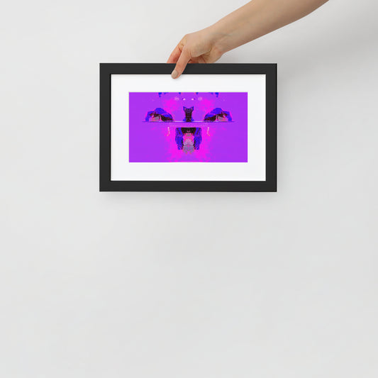 Pixeldada - Shape of You (#1) - Matte Paper Framed Poster